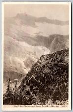 Postcard Swift Current Pass Trail Glacier Park Fred H Kiser RPPC O169 picture