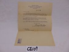 VINTAGE 1948 LETTER FROM DEPARTMENT OF INTERIOR- MISSOURI-STEAL TIMBER FROM LAND picture
