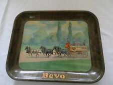 VINTAGE BEVO ANHEUSER-BUSCH ADVERTISING SERVING TRAY RARE VERY GOOD CONDITION picture
