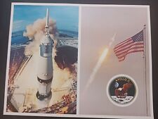 Apollo 11 Photo's 11 x 14 Vintage early 1970's. NASA approved Space arts Florida picture