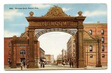 Welcome Arch, Denver, Colorado - Divided Back Postcard picture