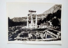 Vintage Delphes La Tholos Greek Architecture Greece 4 1/8" x 5 3/4" B & W Photo  picture