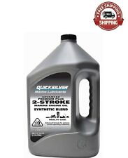 Quicksilver Premium plus 2-Stroke Synthetic Blend Marine Oil - 1 Gallon, New picture