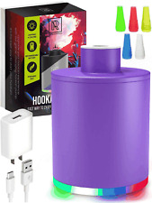 Purple Mini Hookah Pump Hookah Starter with 1000 mAh Rechargeable Battery Kit picture