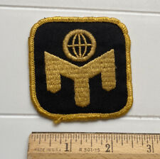Mensa International High IQ Society Group Gold Black Embroidered Patch Badge picture