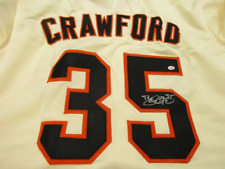 Brandon Crawford of the San Francisco Giants signed autographed baseball jersey picture