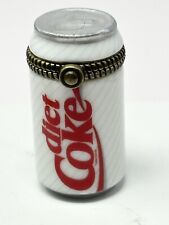 Diet Coke Coca-Cola Can PHB Porcelain Hinged Trinket Box Midwest of Cannon Falls picture