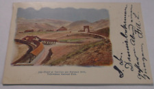 1906 NORTHERN PACIFIC GARDINER MONTANA DEPOT YELLOWSTONE USED  POST CARD picture