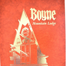 Vintage 1968 Boyne Falls Mountain Lodge Restaurant Menu Ski Resort Michigan picture