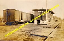 PRR West Jersey & Seashore Daretown NJ station REPRODUCTION from postcard picture