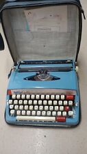 Vintage Brother WEBSTER XL-800 Blue Manual Portable Typewriter Not Tested Rare  picture