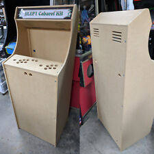 Easy to Assemble 2p Cabaret Upright Arcade Cabinet Kit w/ marquee holder HAPP picture
