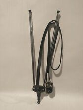 Vintage 75ohm - 300ohm Bunny Ear Telescopic Antenna Tv Metal New picture