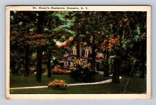 Massena NY-New York, Dr Mason's Residence, Antique Vintage Souvenir Postcard picture