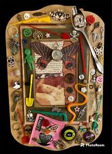 Death Watch Original Assemblage Art Oddities Jewelry Charms Junk Drawer Lot picture