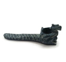 Handmade Peruvian Pipe Carved in Stone from the Andean Trilogy - Sacred Symbol picture