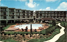 Galveston Island, Texas, Gulf-view suites, kitchen, lighted tennis Postcard picture