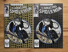 AMAZING SPIDER-MAN 300 FACSIMILE Shattered Variant GOLD/BLACK(NYCC) Venom picture