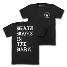 FORWARD OBSERVATIONS DEATH WAITS IN THE DARK NIGHT STALKERS BLACK LARGE T-SHIRT picture