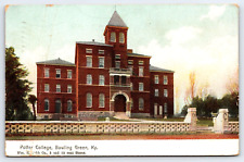 Original Old Vintage Antique Postcard Potter College Bowling Green Kentucky 1909 picture