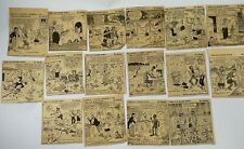 The Old Home Town by Stanley Link - 1943 - Lot of 16 Comic Strips picture