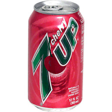 Pre-2009 Original Favor Cherry 7UP Unopened Can picture