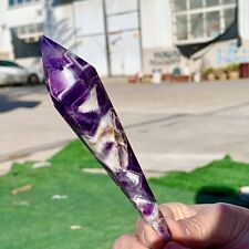 93G Natural Dream Amethyst Quartz Crystal Single End Magic Wand Targeted Therapy picture
