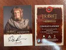 Hobbit Unexpected Journey : Adam Brown as Ori the Dwarf AUTO A13 picture
