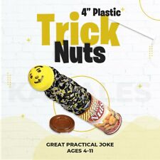 1 SNAKE IN A NUT CAN SPRING LOADED TRICK NUTS GAG CLASSIC PRANK NOISE MAKER picture