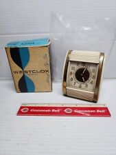 Vintage Westclox Travalarm Key Wound Clock New In Box Runs Keep Time Alarm Works picture
