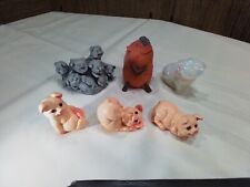 Pig Figurines ASSORTED RESIN- Lot of 6 picture