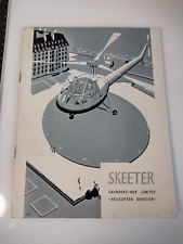 SARO Saunders Roe Skeeter Helicopter Techical Brohcure Book Ex Rare ORIGINAL picture