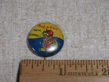 Vintage Bug-a-Boo Has Me Worried Pin Pinback Advertising Pesticide picture