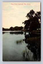 Daretown NJ-New Jersey, Fox's Pond, Antique, Vintage Postcard picture