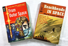 1950's Science Fiction Paperbacks: Beachheads in Space & From Outer Space picture
