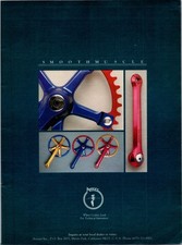 1981 • Smooth Muscle Avocet Crank Sprocket Print Ad • 80s BMX Blue Red FA.43 picture