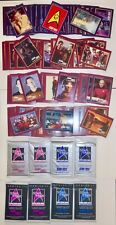 Star Trek 25th Anniversa Series 1+2 - 8 Sealed Packs + 161 Singles NM 1991 Impel picture