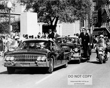 PRESIDENT JOHN F. KENNEDY SHOWS EVIDENCE OF BEING SHOT - 8X10 PHOTO picture