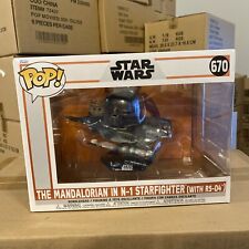 Funko Pop Star Wars: The Mandalorian in N-1 Starfighter (with R5-D4) Pop #670 picture
