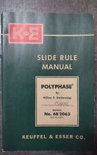 VTG K&E Slide Rule Manual 1962 & POST Instructions For Slide Rules 1945 picture