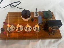 ELECTRONIC STEAM PUNK BULB DISPLAY FOLK ART LOOKS COOL   NOT SURE WHAT IT IS picture