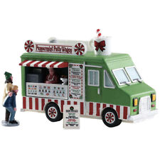 Lemax Peppermint Food Truck Holiday Village Train Carnival 3 Piece Set picture