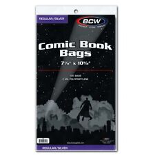 Case of 1000 BCW Silver Age Comic Book Poly Bags - 7 1/8 X 10 1/2 -Archival Safe picture