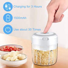 Electric Mini Garlic Chopper Meat Grinder Crusher for Nut Vegetable Fruit Food picture