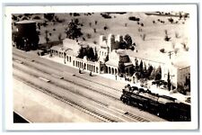 Toy Model Railroad Postcard RPPC Photo Exhibit Of Santa Fe Railway California picture
