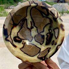 4.45LB Natural Polished bowl Septarian Geode Crystal Healing picture