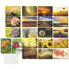 40 Pack Blank 4x6 Bible Verse Postcards, Inspirational Quotes from Scripture picture
