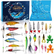 Fishing Advent Calendar 2026, Lure Set - 24 Days of Christmas GIFT picture