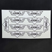 10 Aeronca Aircraft Vintage Style Airplane Decals, Vinyl Stickers, 2 inches picture