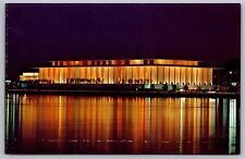 Washington DC John F Kennedy Performing Arts Center Night View Chrome Postcard picture